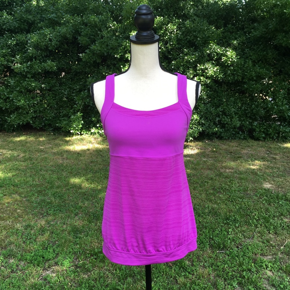 Athleta · Purple Crunch & Punch X-Back Tank Sz M